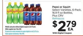 Food 4 Less Pepsi Or Squirt offer