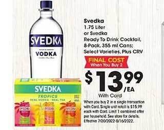 Ralphs Svedka offer