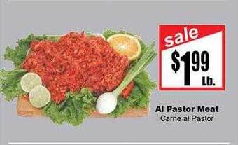 Rancho Markets Al Pastor Meat offer