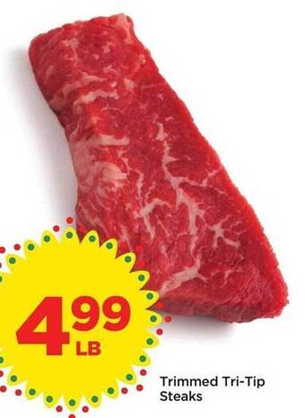 Food 4 Less Trimmed Tri-Tip Steaks offer