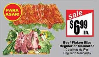 Rancho Markets Beef Flaken Ribs Regular Or Marinated offer