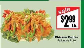 Rancho Markets Chicken Fajitas offer