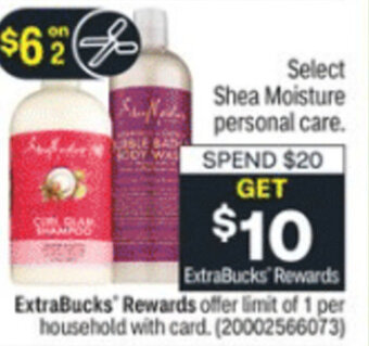 CVS Shea Moisture Personal Care offer