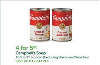Publix Campbell's Soup offer