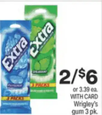CVS Wrigley's Gum 3pk. offer