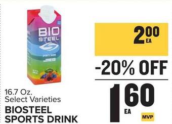 Food Lion Biosteel sports drink offer