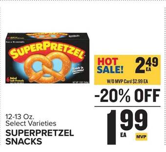 Food Lion Superpretzel snacks offer