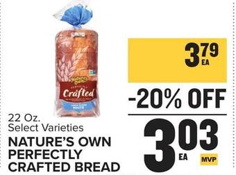 Food Lion Nature's own perfectly crafted bread offer