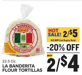 Food Lion La banderita flour tortillas offer