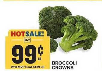 Food Lion Broccoli crowns offer