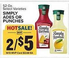 Food Lion Simply ades or punches offer