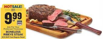 Food Lion Boneless ribeye steak offer