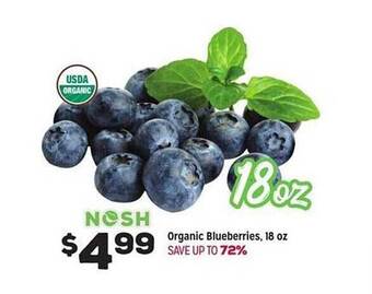 Grocery Outlet Organic blueberries, 18 oz offer
