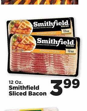IGA Smithfield sliced bacon offer