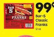 Save a Lot Bar-s classic franks offer