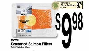 Super Saver Mowi seasoned salmon fillets offer