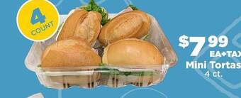 Northgate Market Mini tortas offer