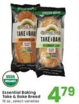 Albertsons Essential Baking Take & Bake Bread offer