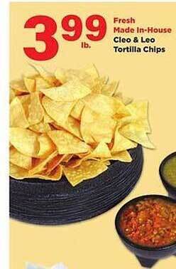 Stater Bros Cleo & leo tortilla chips offer
