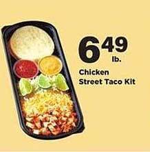 Stater Bros Chicken street taco kit offer