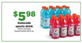 Hy-Vee Gatorade sports drink offer