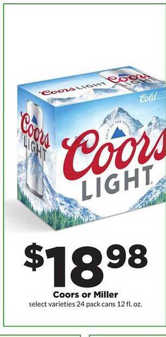Hy-Vee Coors or miller offer