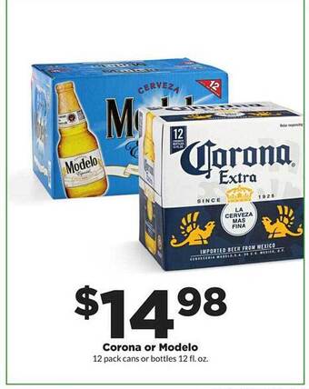 Hy-Vee Corona or modelo offer