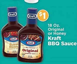 IGA Kraft bbq sauce offer