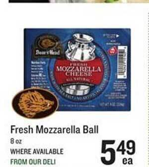 Lowes Foods Fresh mozzarella ball offer