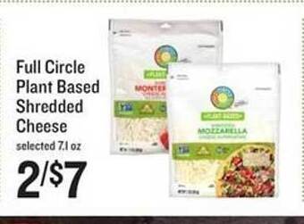 Lowes Foods Full circle plant based shredded cheese offer