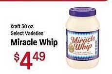 Maceys Kraft miracle whip offer
