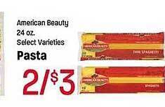 Maceys American beauty pasta offer