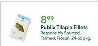 Publix Publix tilapia fillets offer