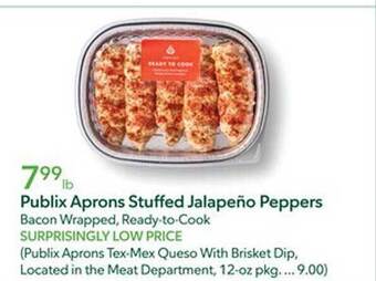 Publix Publix aprons stuffed jalapeño peppers offer