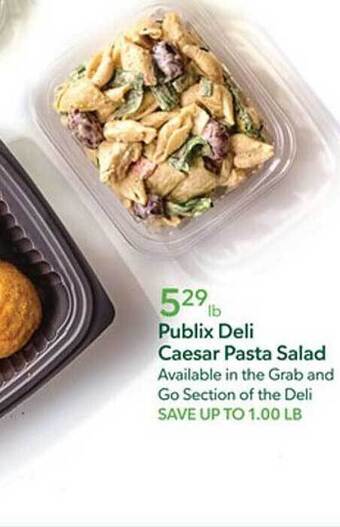 Publix Publix deli caesar pasta salad offer