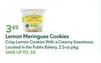 Publix Lemon meringues cookies offer