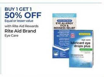 Rite Aid Rite aid brand eye care offer