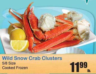 Times Supermarkets Wild snow crab clusters offer