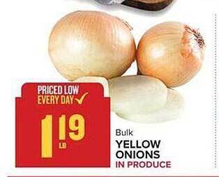 Food Lion Yellow onions offer
