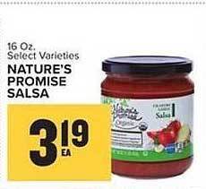 Food Lion Nature's promise salsa offer