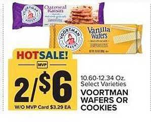 Food Lion Voortman wafers or cookies offer