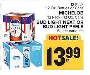 Food Lion Michelob, bud light next or bud light peels offer