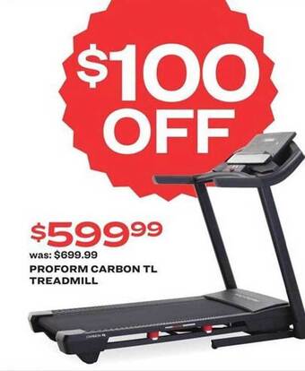 Academy Proform carbon tl treadmill offer