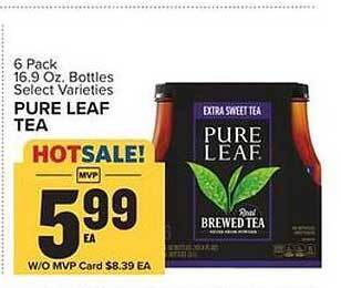 Food Lion Pure leaf tea offer