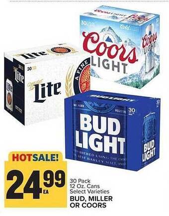 Food Lion Bud, miller or coors offer