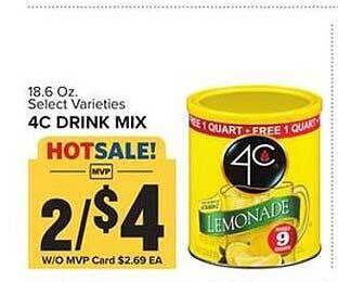Food Lion 4c drink mix offer