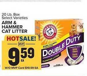 Food Lion Arm & hammer cat litter offer