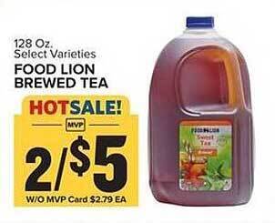 Food Lion Food lion brewed tea offer