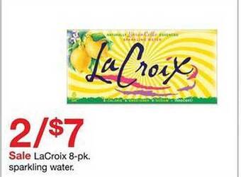 Target Lacroix 8-pk sparkling water offer