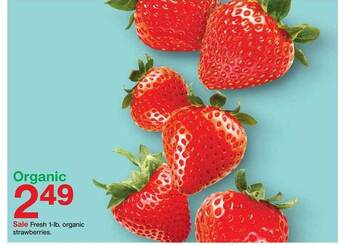 Target Fresh 1-lb. organic strawberries offer
